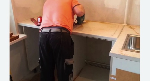 Сборка кухонного гарнитура. Полевской